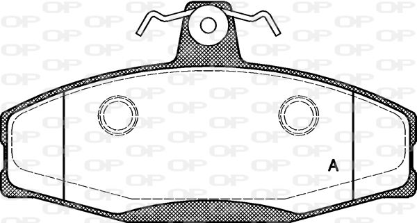 OPEN PARTS Jarrupala, levyjarru BPA0620.20